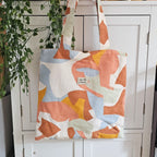 Totebag sac fourre-tout doublé fait main pratique et léger