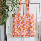 Totebag sac fourre-tout doublé fait main pratique et léger