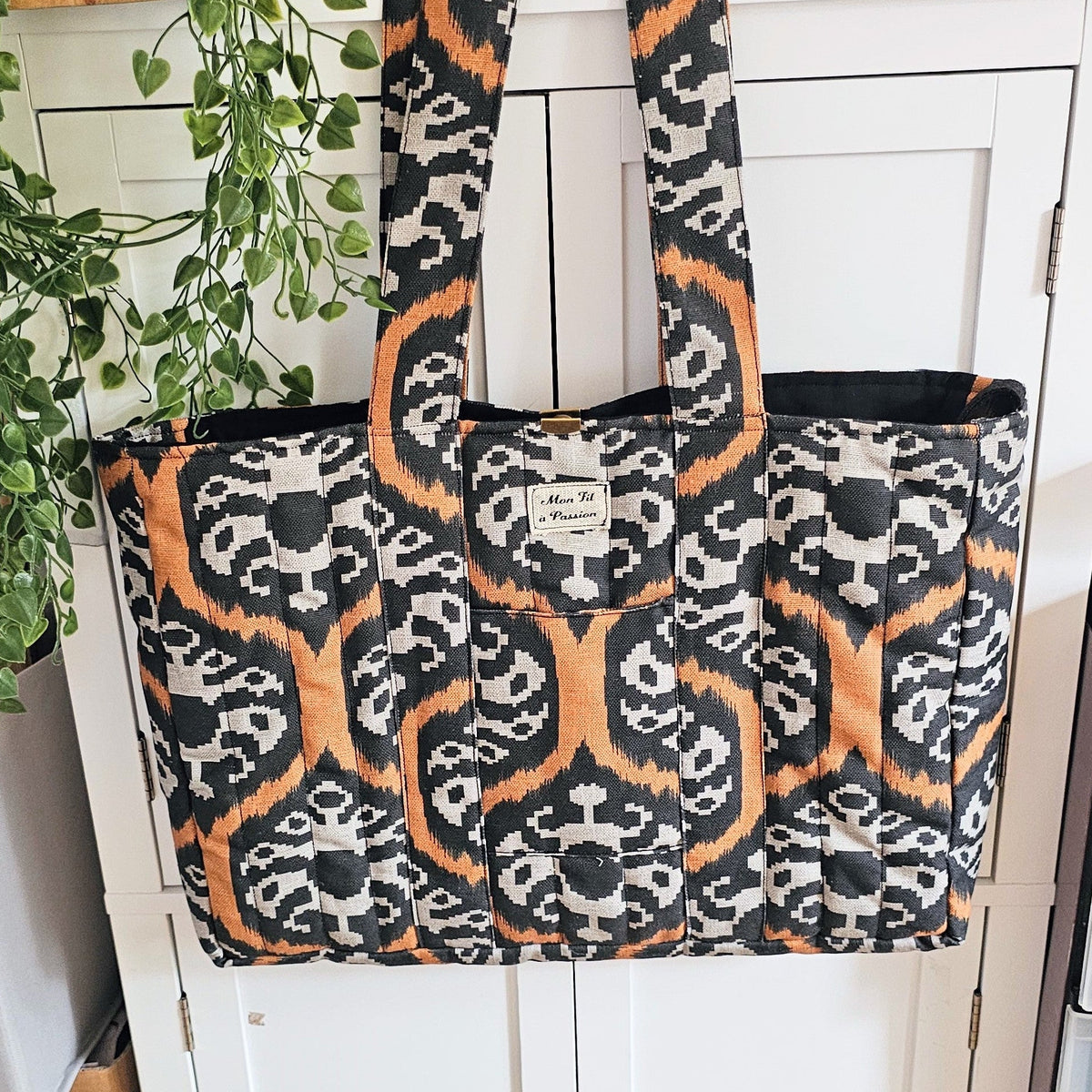 Grand sac cabas XXL fait main pratique et élégant