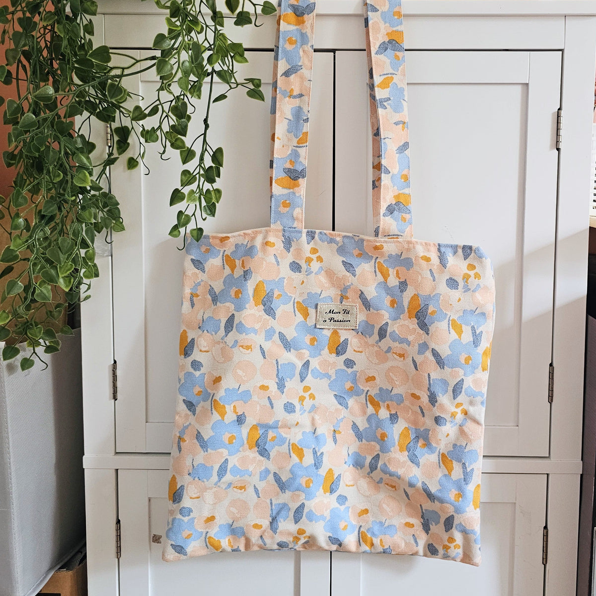 Totebag souple léger et doublé fait main 