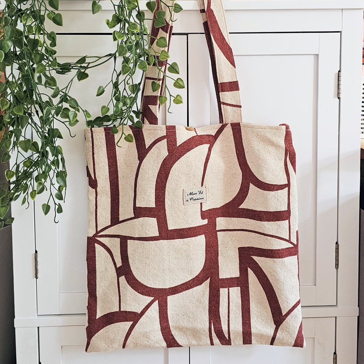 Totebag doublé fait main léger et souple 