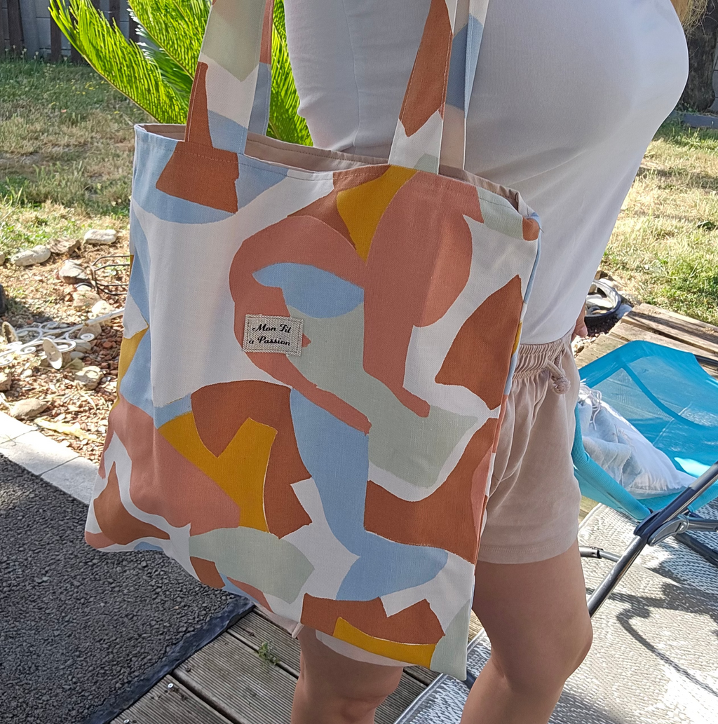 Tote bag sac fourre-tout pratique et fait main