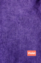 Velours côtelé violet 