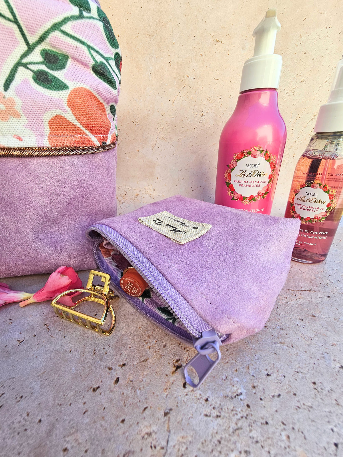 Mini pochette porte-monnaie cousue main — L'Essentielle