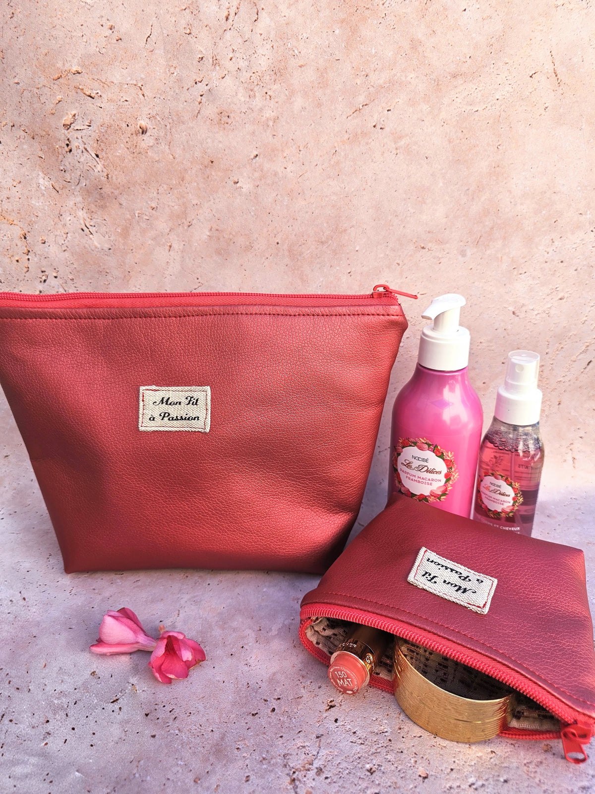 Mini pochette porte-monnaie cousue main — L'Essentielle