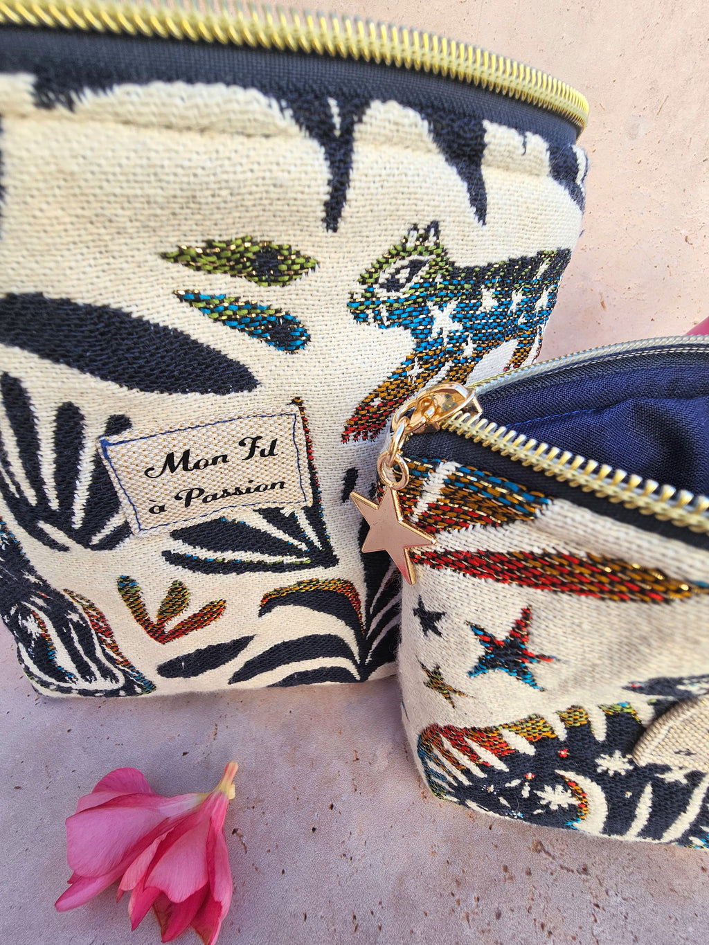 Mini pochette porte-monnaie cousue main — L'Essentielle