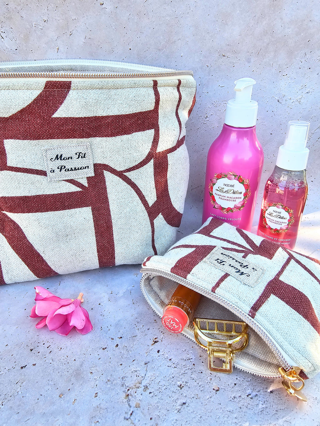 Mini pochette porte-monnaie cousue main — L'Essentielle
