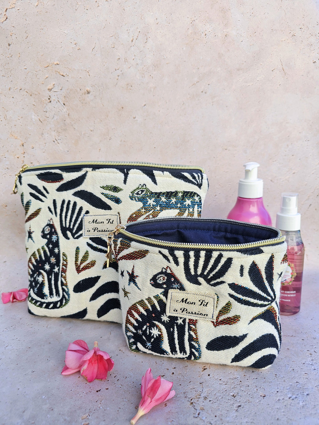 Mini pochette porte-monnaie cousue main — L'Essentielle