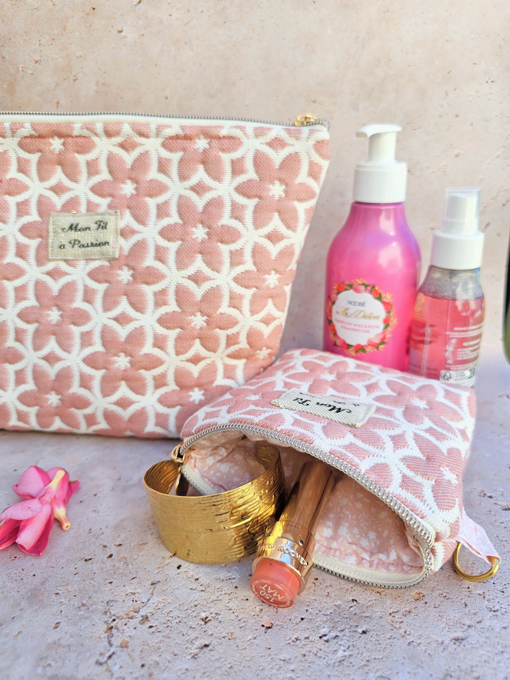 Mini pochette porte-monnaie cousue main — L'Essentielle