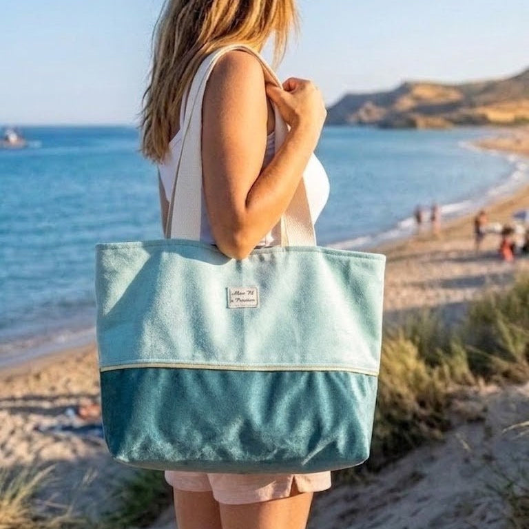 Sac cabas fait main élégant et pratique Le Ginkgo