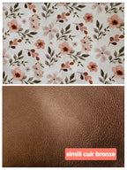 Pochette 2-en-1 transformable en panière – rangement beauté & organisation du quotidien – fait main France