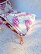 Duo Pochette astucieuse & petite pochette Fuchsia – Pièce unique