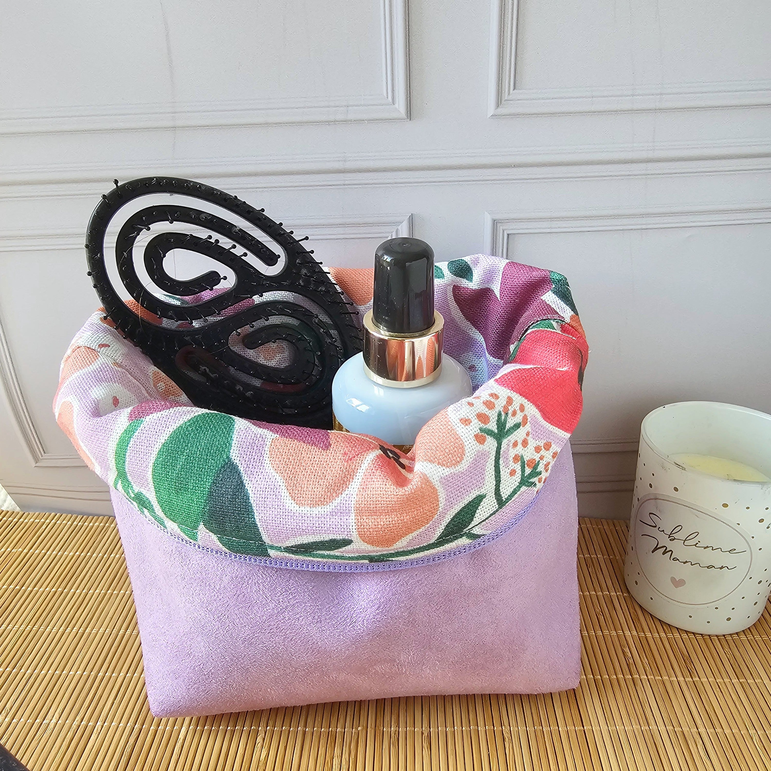 Pochette trousse de toilette 2-en-1 pratique et astucieuse