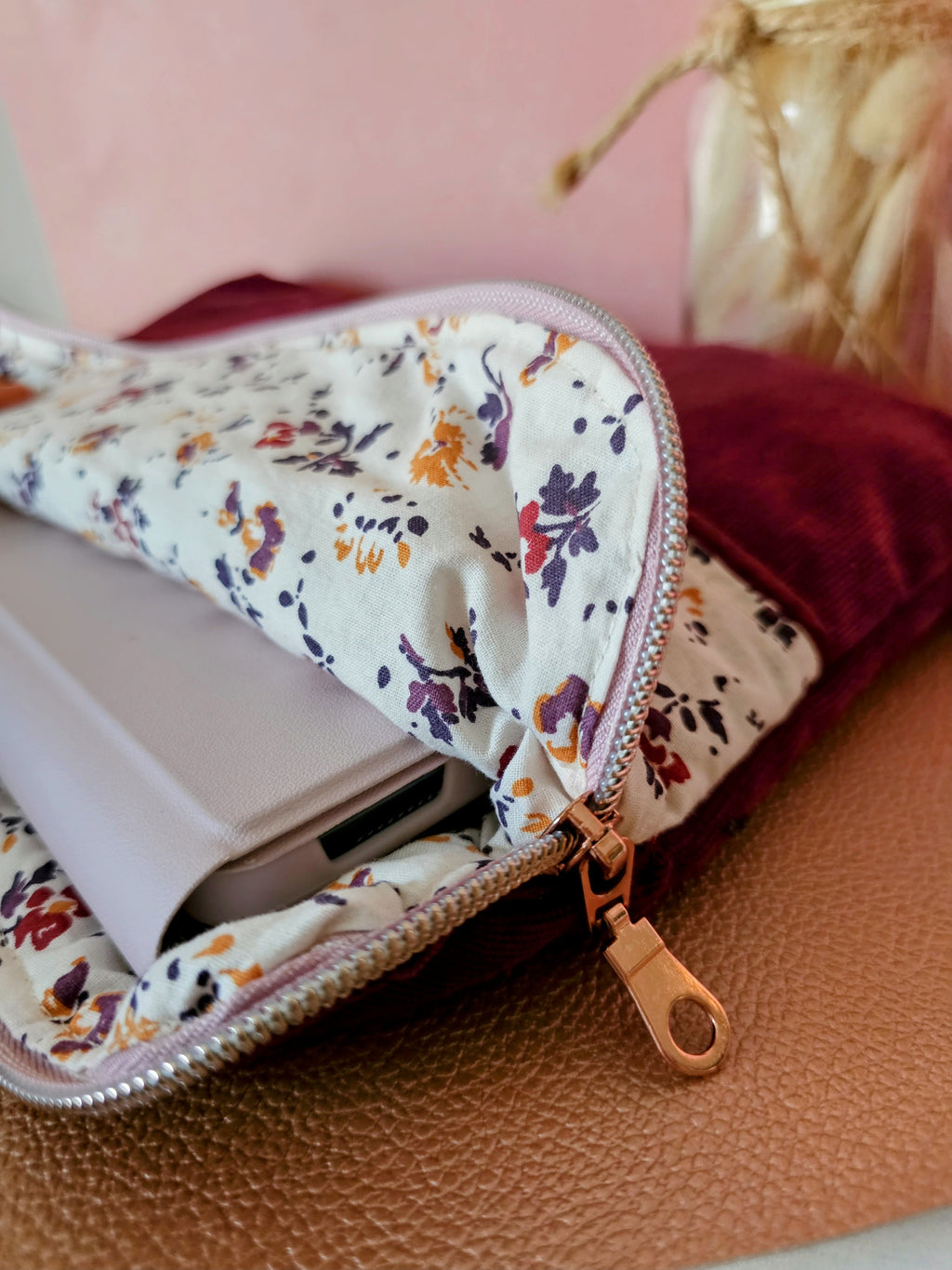 Housse de tablette molletonnée – Protection élégante en velours – Compatible iPad & tablettes Android 10 à 12 pouces