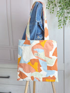 Tote bag femme pratique – sac fourre-tout organisé fait main en France – Mon Fil à Passion