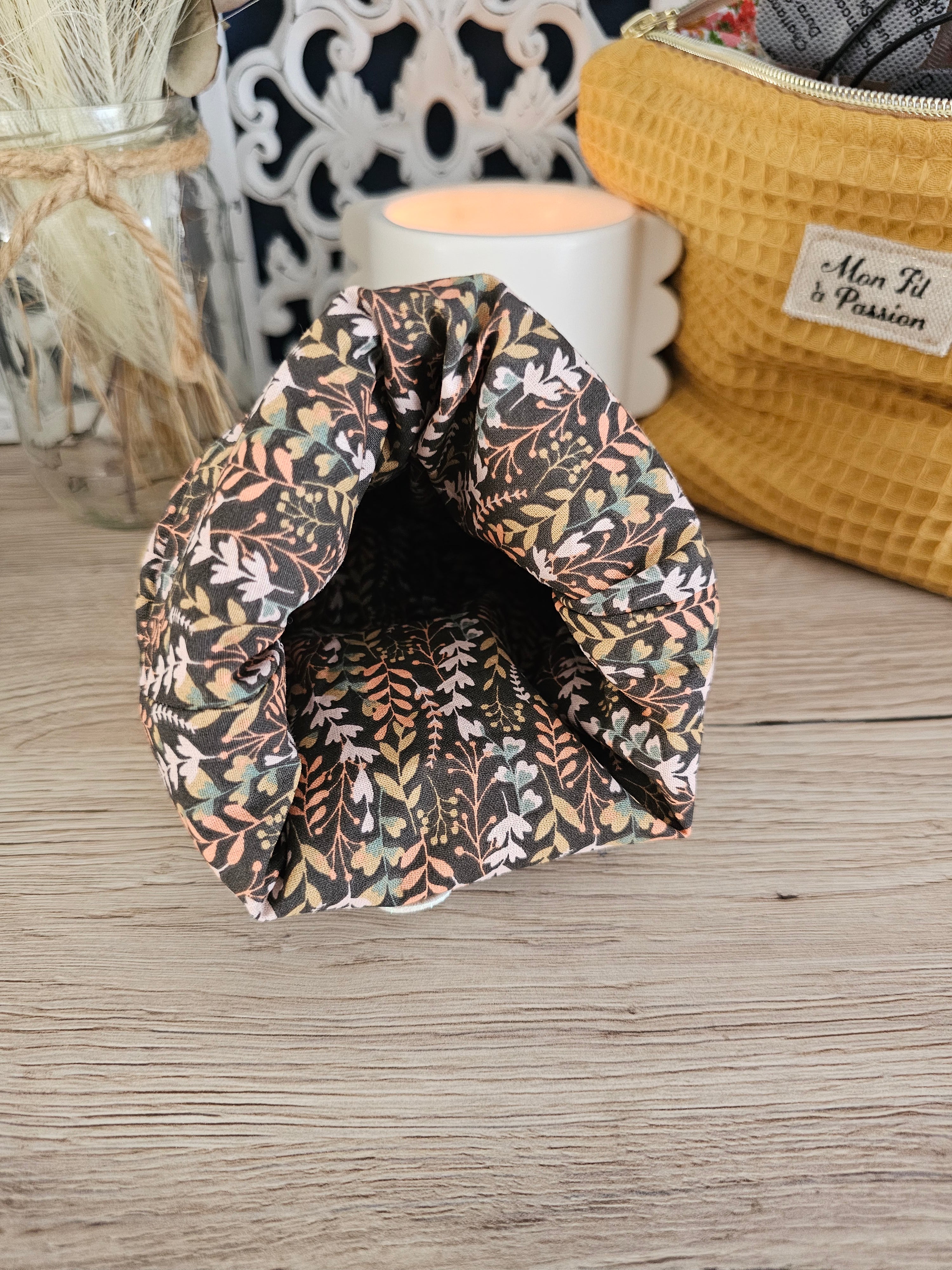 Pochette à livre fait main – format poche
