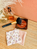 Lingette démaquillante lavable en éponge de bambou - routine beauté zéro déchet