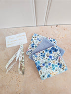 Coffret petites attentions grigri et 3 lingettes démaquillantes – fait main