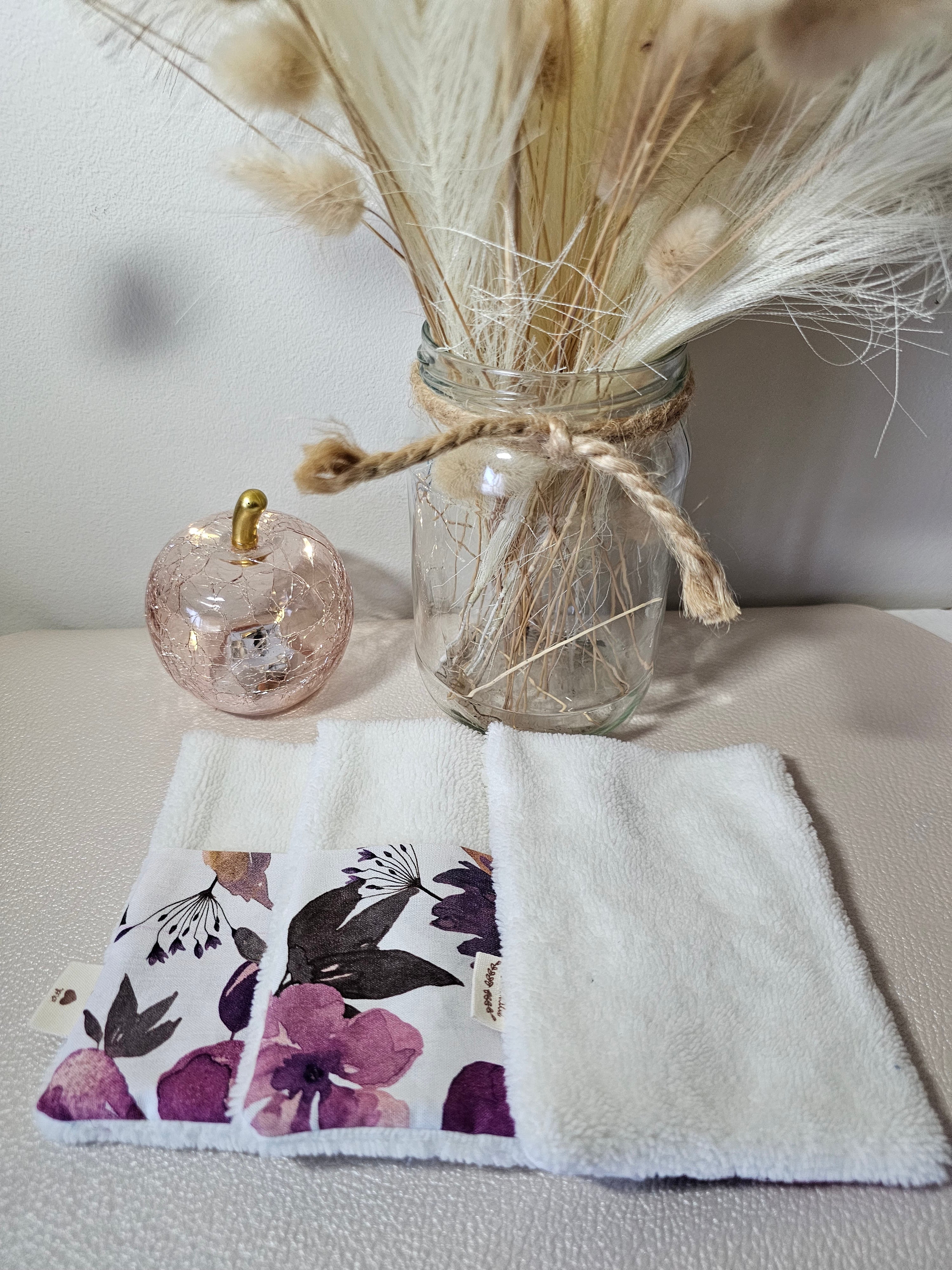 mini-gant en fibre de bambou, démaquillage sans produit, lavable et réutilisable