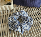 Chouchou Scrunchie fait main - Accessoire cheveux en tissu doux & anti-casse