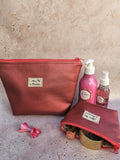 Duo Pochette astucieuse & petite pochette Tropic – Pièce unique