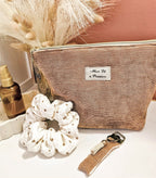 Pochette multi-usage| trousse de toillette et maquillage pratique et transformable en panière