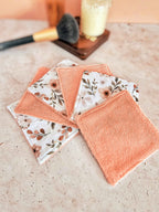 Lingette démaquillante lavable en éponge de bambou - routine beauté zéro déchet
