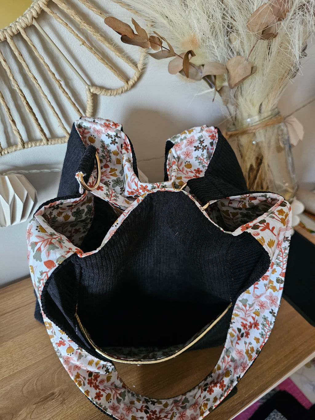 Cabas / tote bag / sac fourre tout / duo cabas porte monnaie petite pochette