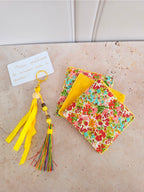 Coffret petites attentions grigri et 3 lingettes démaquillantes – fait main