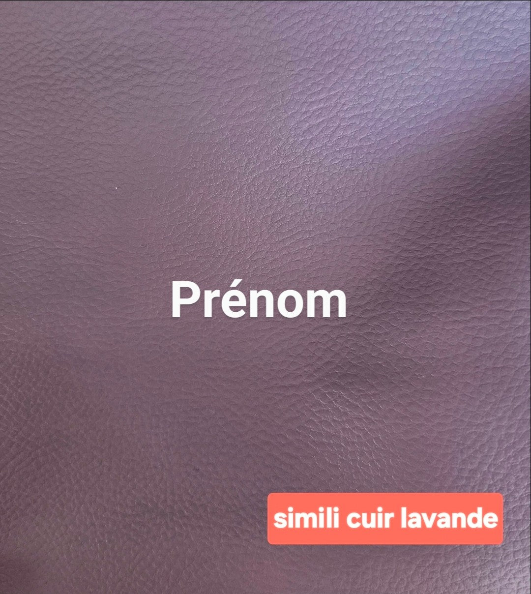 Porte-clé cœur en simili cuir – Fait main & personnalisable (prénom ou mot)