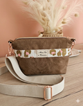 Mini sac bandoulière femme – léger, pratique & mains libres – fait main France | Mon Fil à Passion