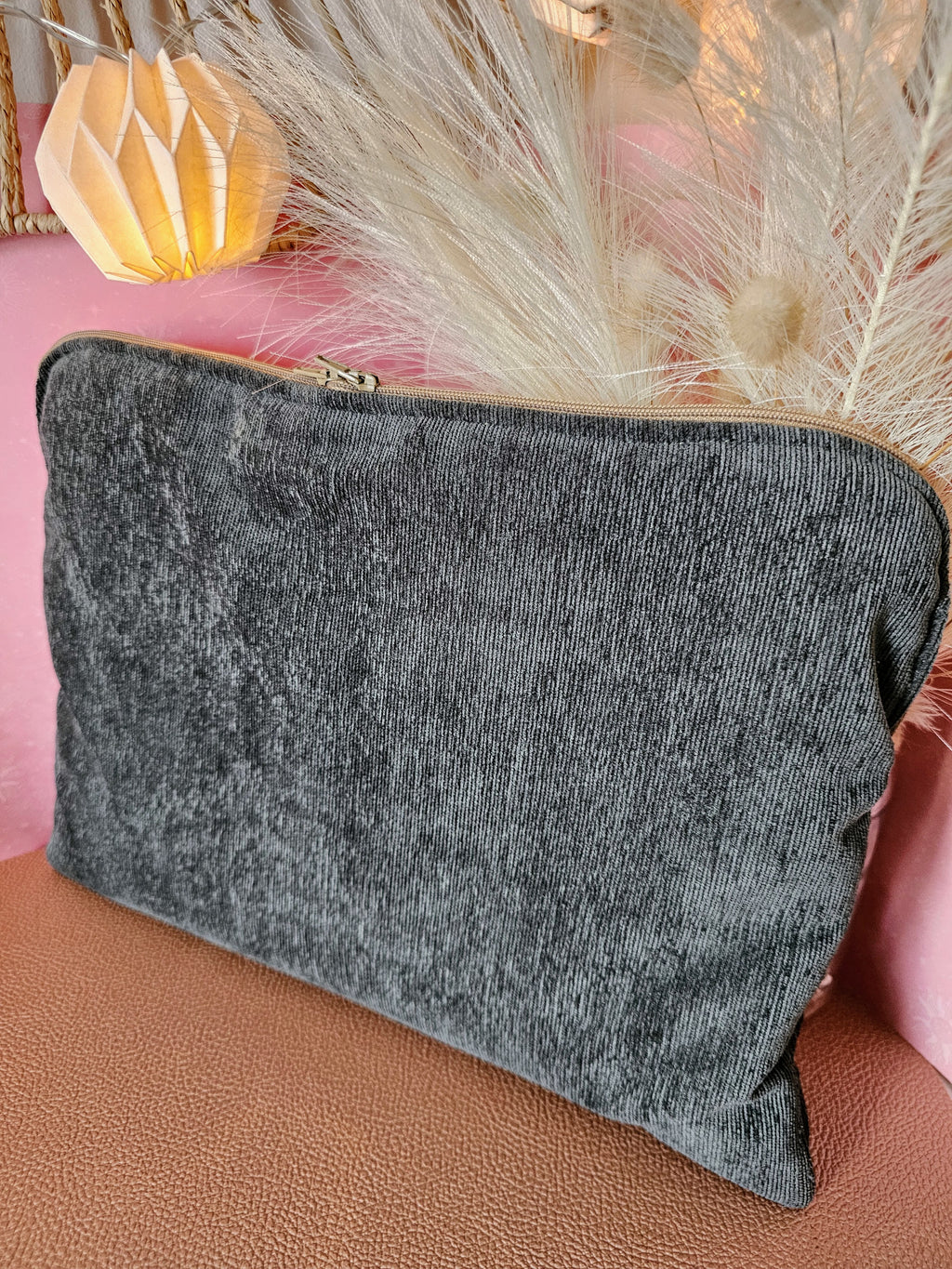 Housse de tablette molletonnée – Protection élégante en velours – Compatible iPad & tablettes Android 10 à 12 pouces