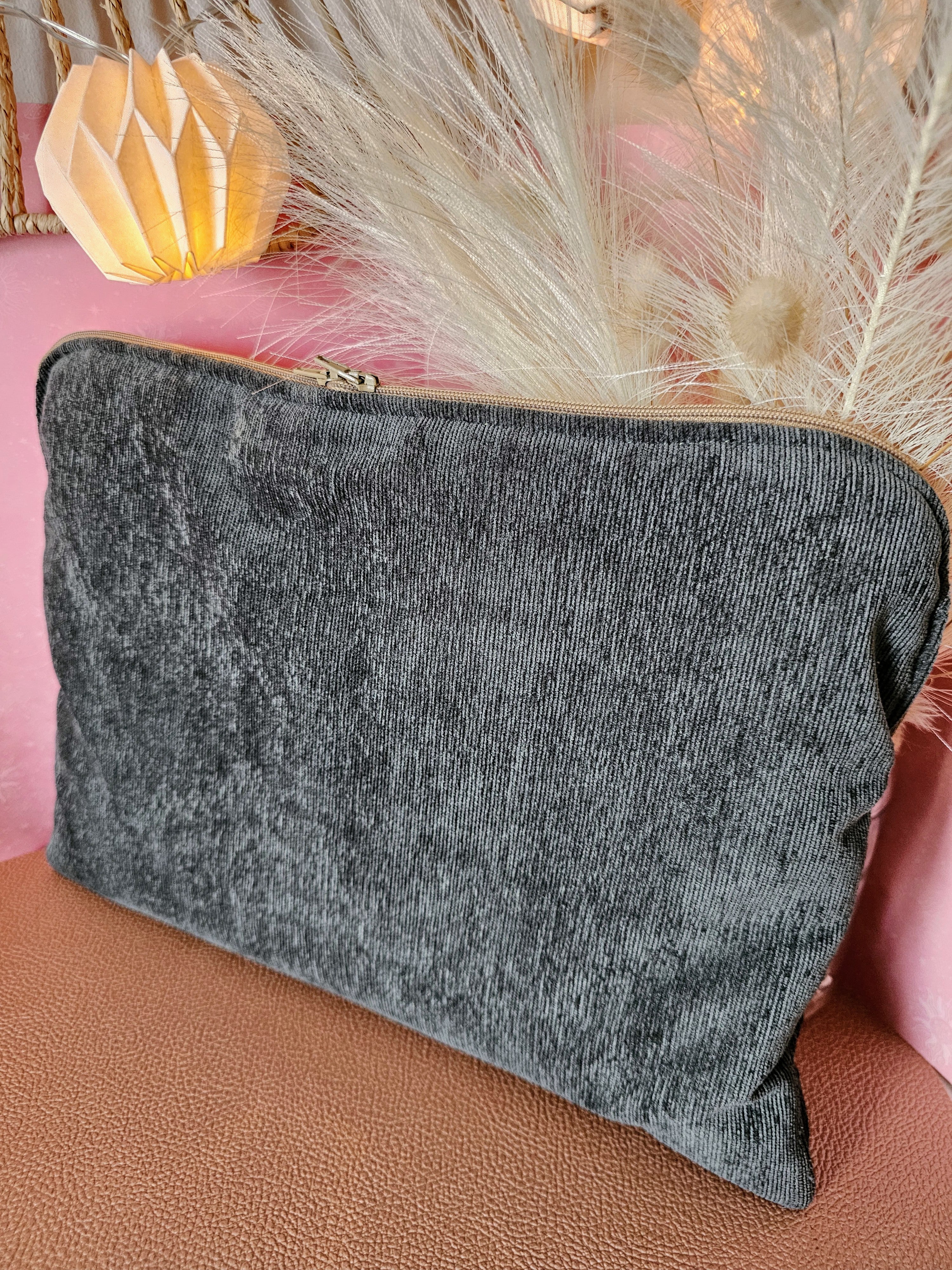 Housse de tablette molletonnée – Protection élégante en velours – Compatible iPad & tablettes Android 10 à 12 pouces