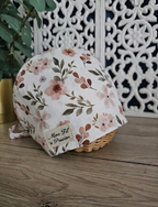 Calot soignant en coton Oeko-Tex à lacer – confortable, ajustable & fait main – Mon Fil à Passion