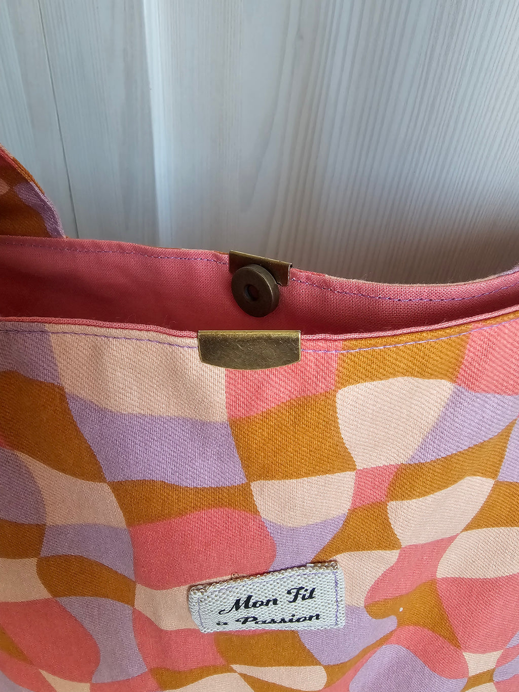 Tote bag Alexandrina cousu main