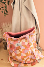 Tote bag femme pratique – sac fourre-tout organisé fait main en France – Mon Fil à Passion