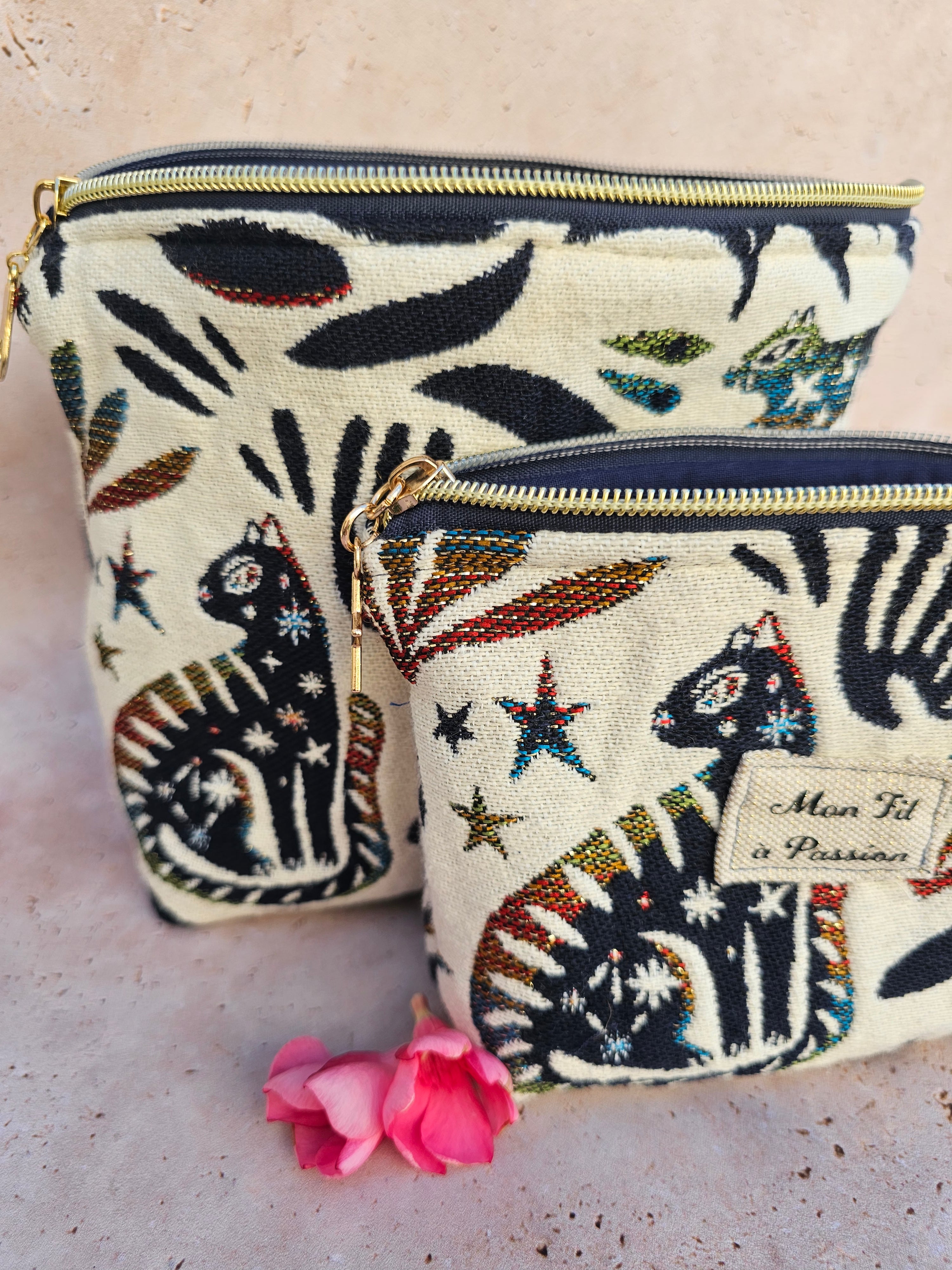 Duo Pochette astucieuse & petite pochette Mystic – Pièce unique