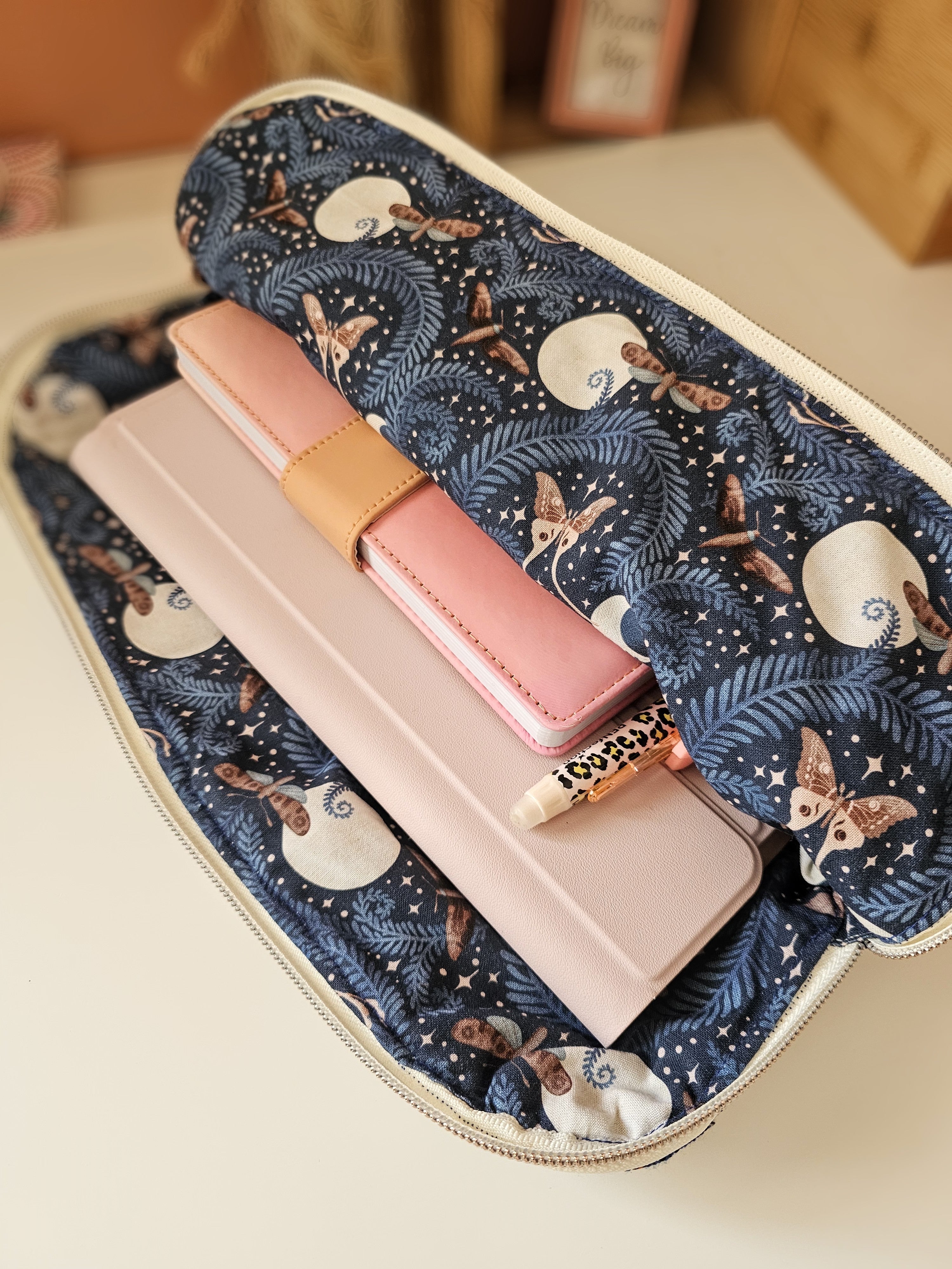 Housse de tablette molletonnée fait main, pochette iPad & Android 10 à 12 pouces