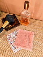 Lingette démaquillante lavable en éponge de bambou - routine beauté zéro déchet