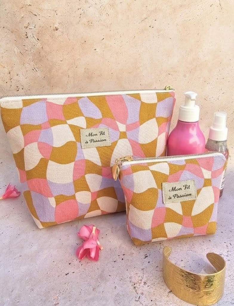 Duo Pochette astucieuse & petite pochette Alexandrina – Pièce unique
