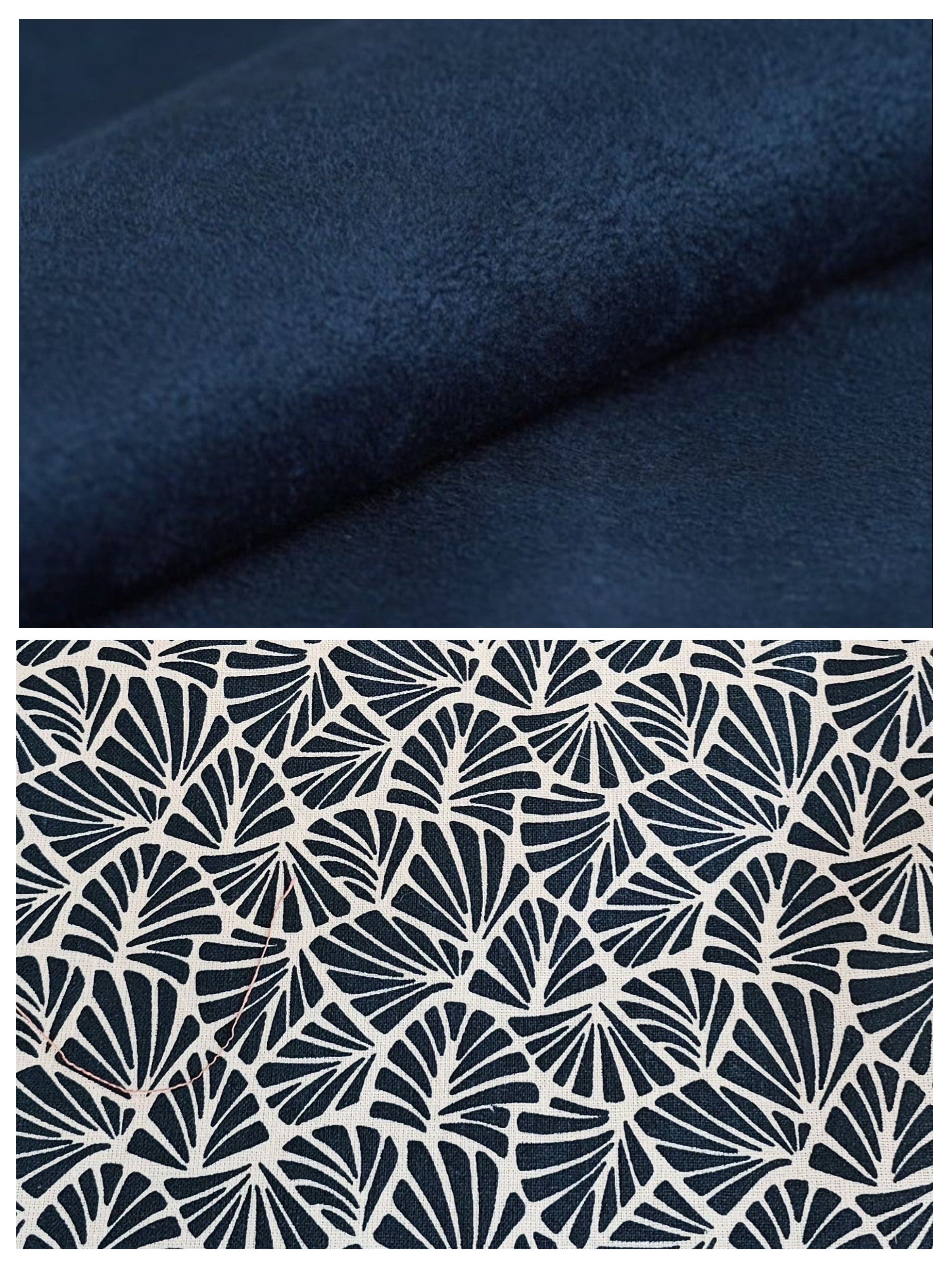 Pochette astucieuse 2-en-1 en velours côtelé - Trousse de toilette transformable en panière