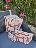 Duo Pochette astucieuse & petite pochette Fidji – Pièce unique