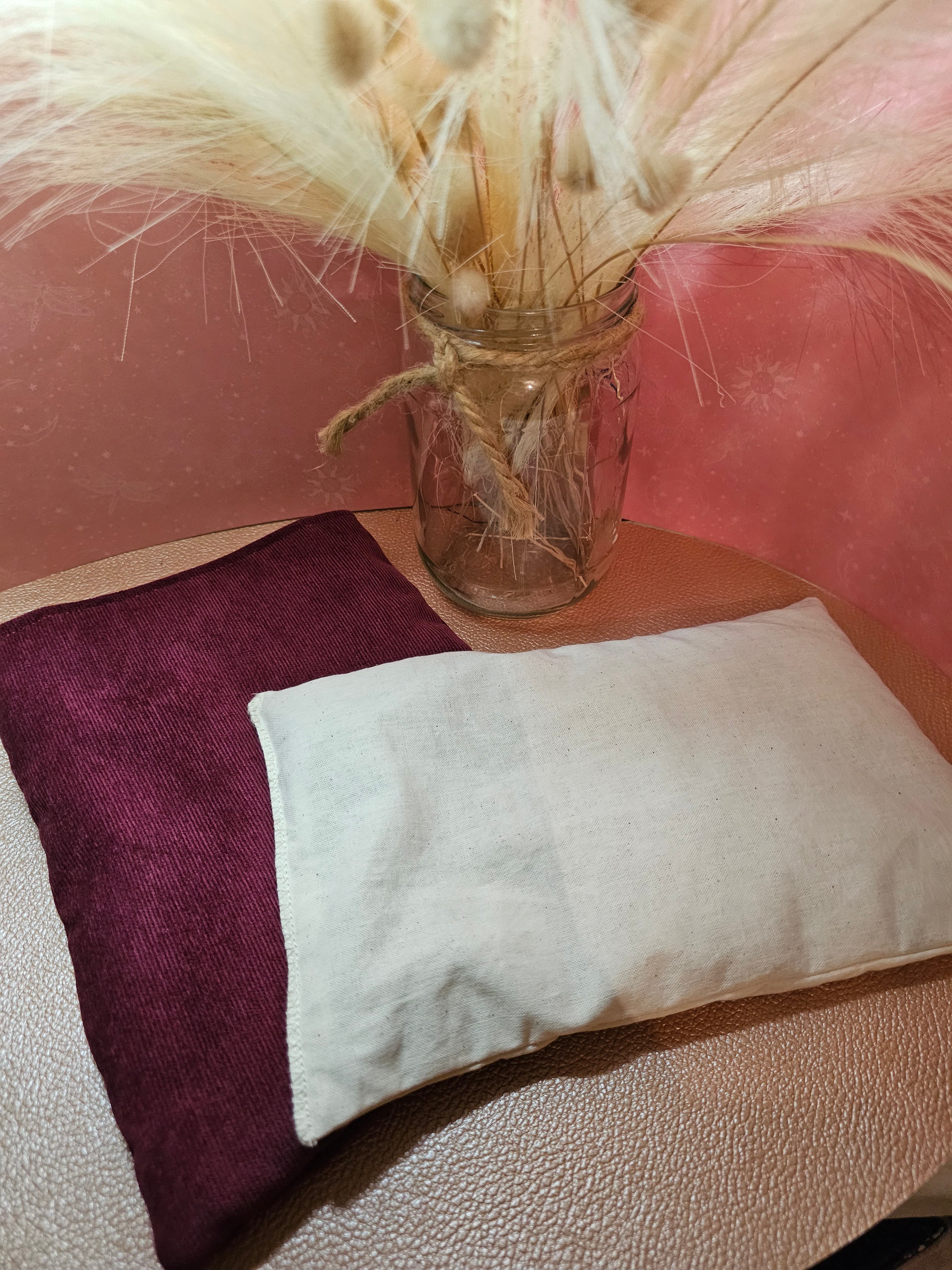 Coffret détente bouillotte + pochette à livre cadeau artisanal