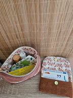 Mini pochette du quotidien - porte monnaie & essentiels à portée de main - fait main en France