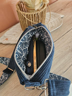 Mini sac bandoulière femme – léger, pratique & mains libres – fait main France | Mon Fil à Passion