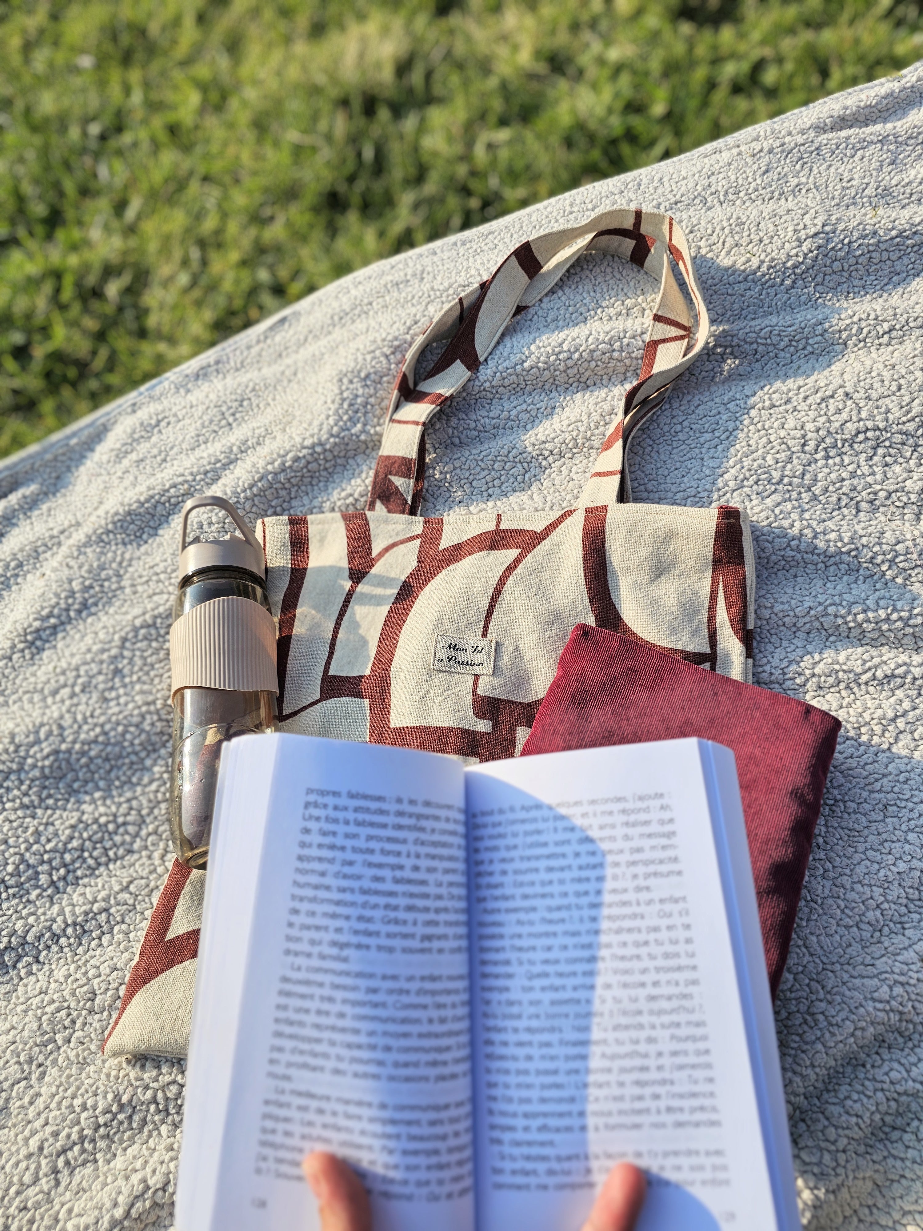 Tote bag femme pratique – sac fourre-tout organisé fait main en France – Mon Fil à Passion
