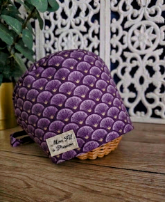 Calot soignant en coton Oeko-Tex à lacer – confortable, ajustable & fait main – Mon Fil à Passion