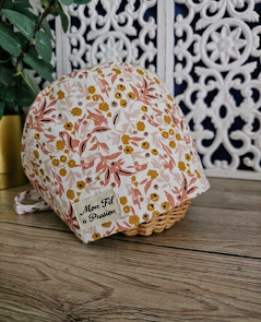 Calot soignant en coton Oeko-Tex à lacer – confortable, ajustable & fait main – Mon Fil à Passion