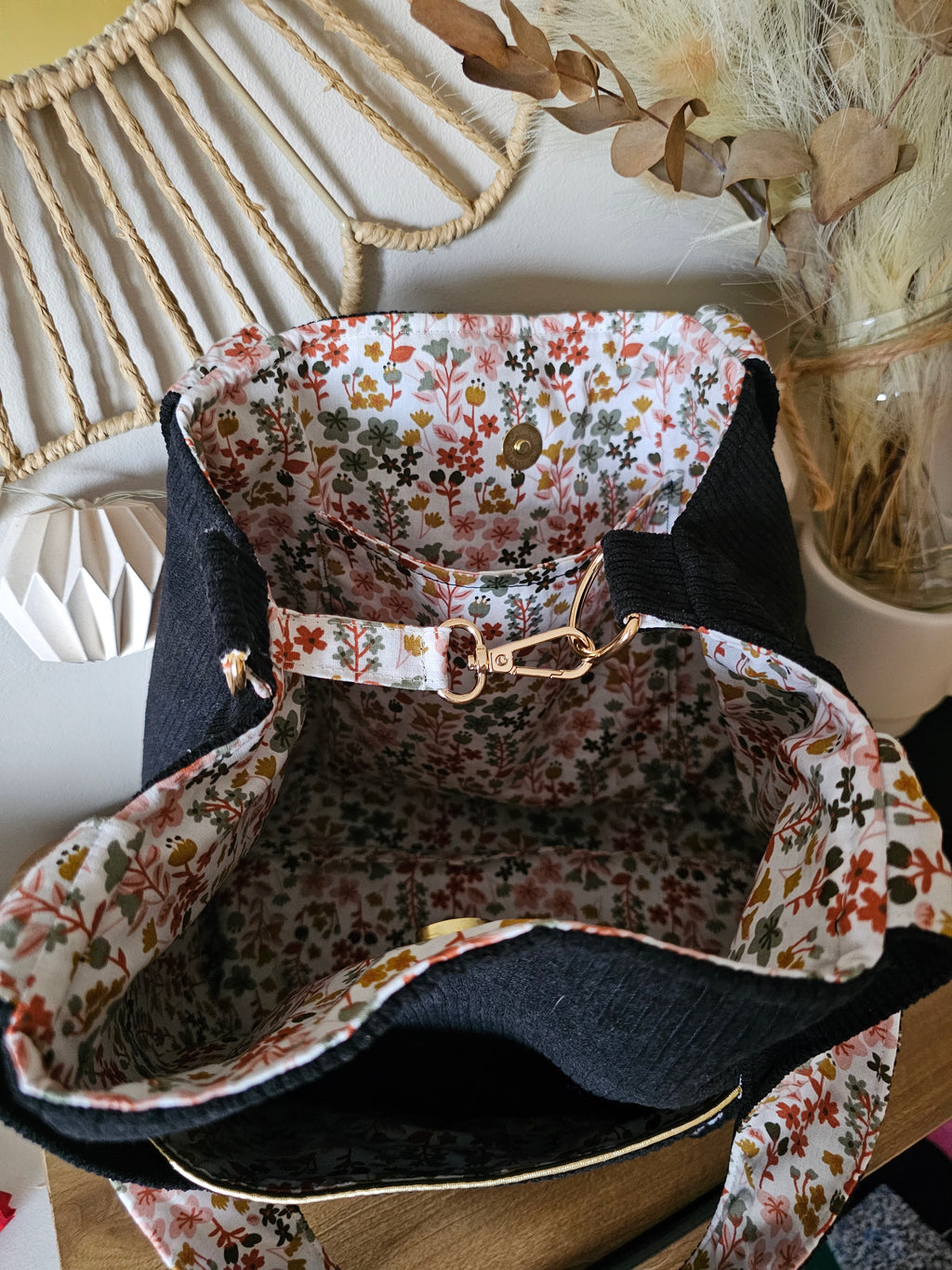 Cabas / tote bag / sac fourre tout / duo cabas porte monnaie petite pochette