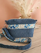 Mini sac bandoulière femme – léger, pratique & mains libres – fait main France | Mon Fil à Passion